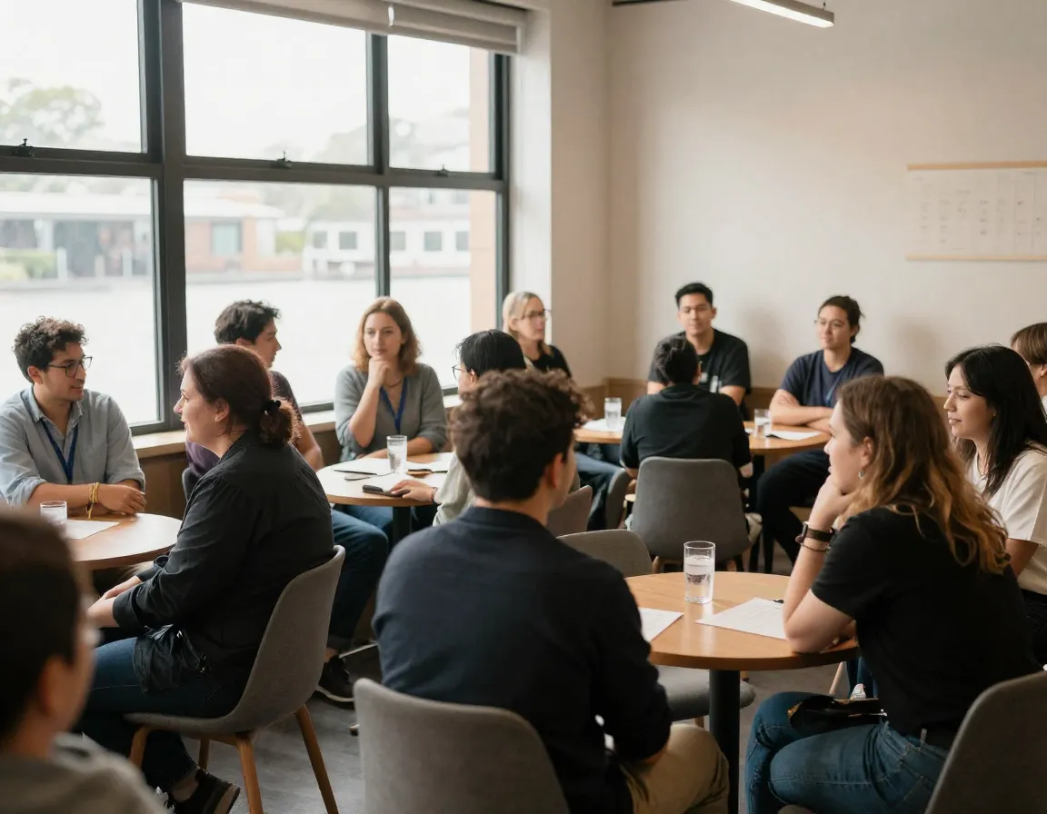 Welcoming environment at communication club in Sydney